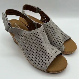 Rockport Women's Briah Perf Sling Wedge Sandal
